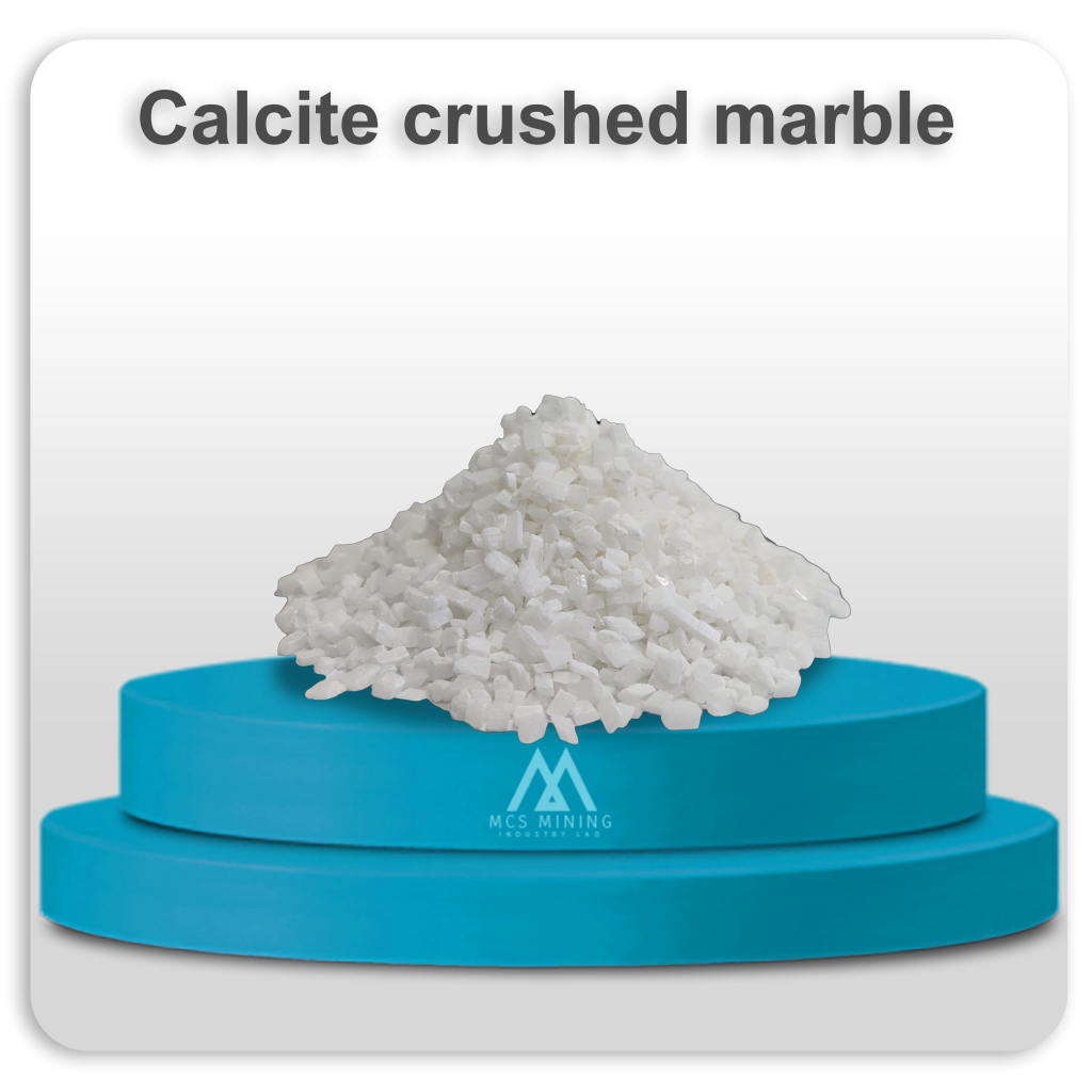 Calcite crushed marble